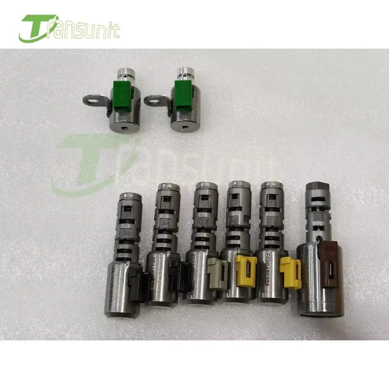 

High Quality 8PCS 09G TF-60SN Automatic Transmission Valve Body Solenoids Fits For Audi VW Golf Passat Toura
