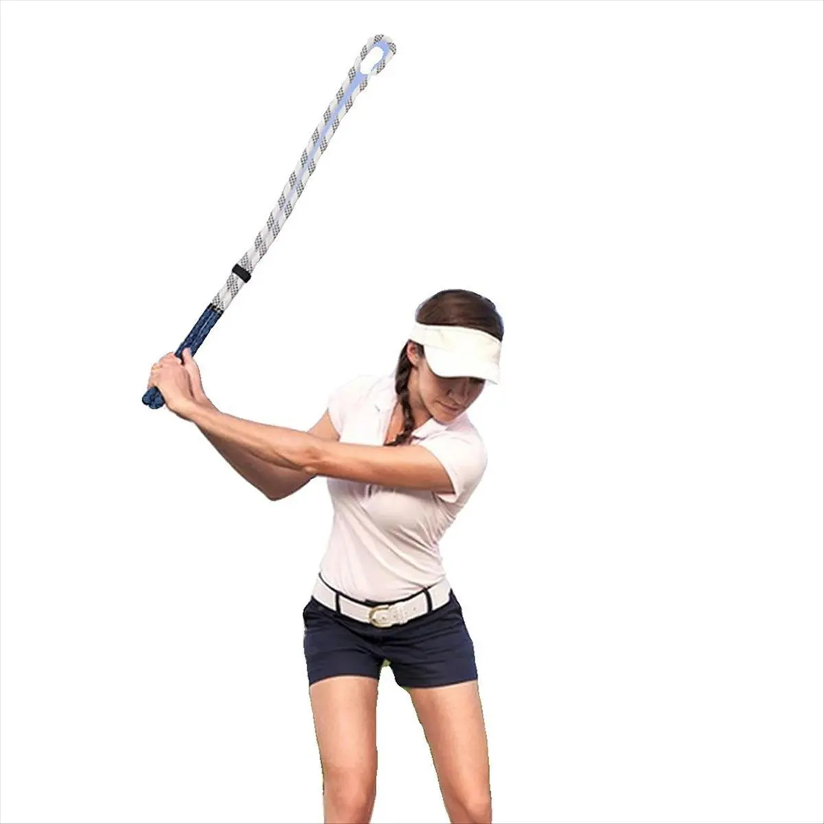 ad12-ゴルフスイングトレーナーエイド-ポータブルテンポボール練習ツール-ゴルフクラブスイング練習ロープ-姿勢矯正器-初心者向け