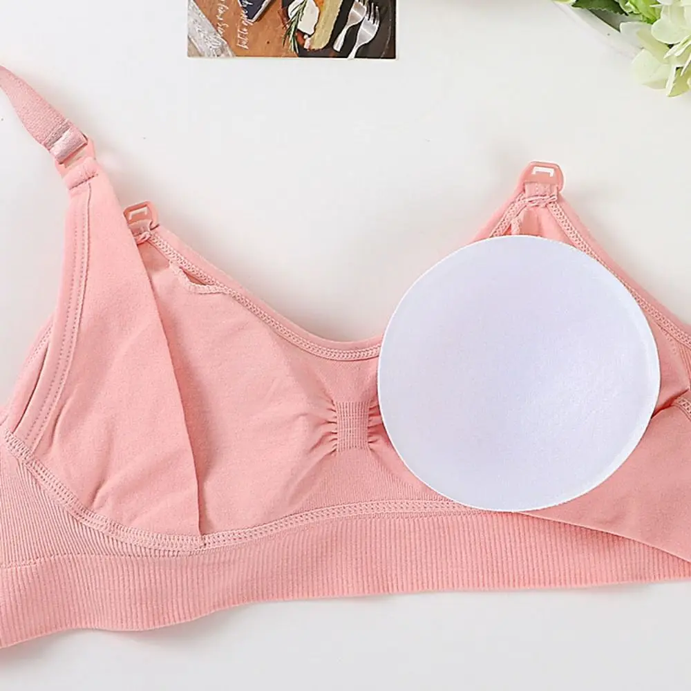 No Steel Ring Maternity Nursing Bras Sports Pad Anti-Sagging Pregnant Underwear Front Buckle Push Up Breastfeeding Bra