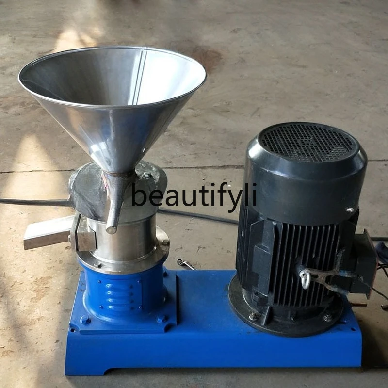 Grande smerigliatrice per fango osseo, smerigliatrice per salsa di palline di pesce, smerigliatrice colloidale in acciaio inossidabile