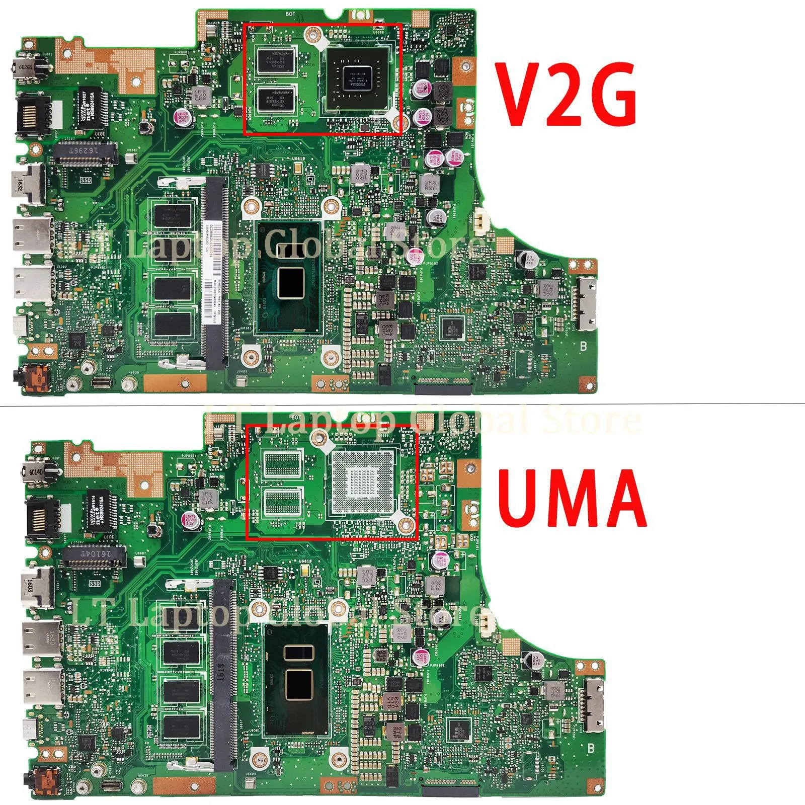 Mainboard für asus vivobook flip tp501ub tp501u tp501ua tp501uj tp501uq tp501uqk laptop motherboard i3 i5 i7 4gb/ram uma/gt940m