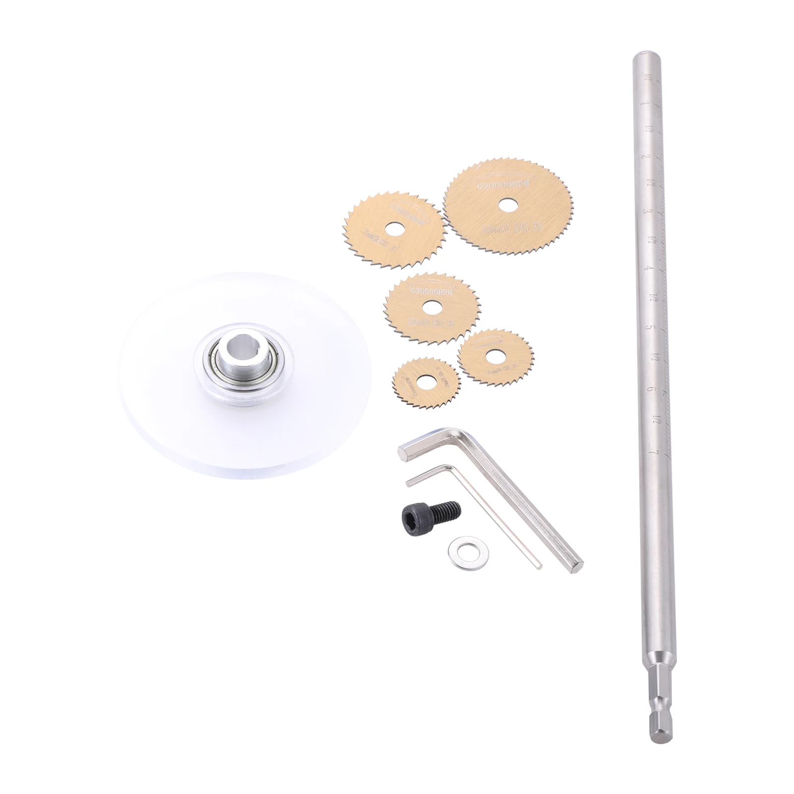 1Set Durable Hexagonal Handle Scale PVC Pipe Cutting Positioner For DIYers And Professional Plumbers Rotary Tool Accessories