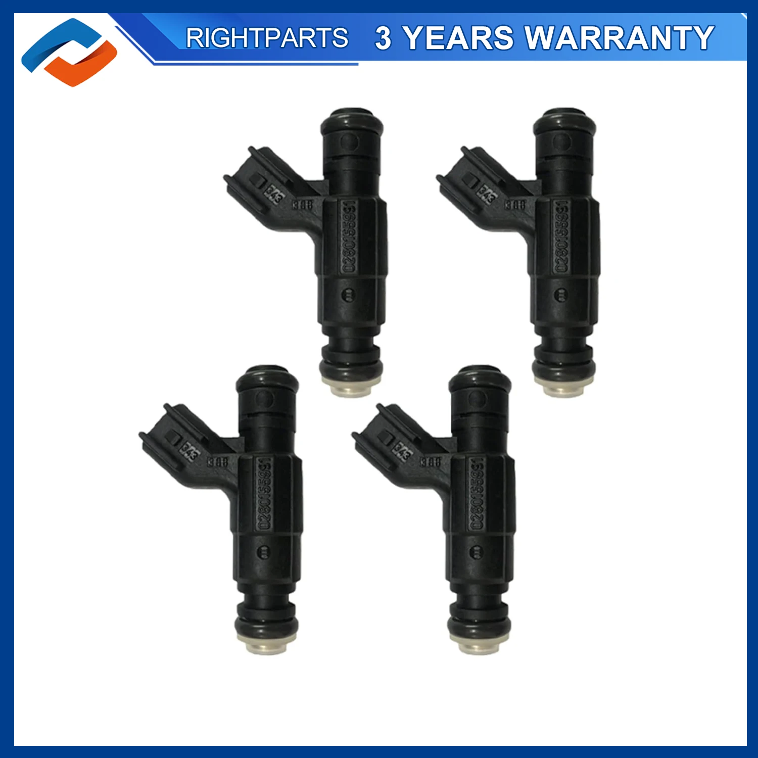 4PCS 0280155991 New Fuel Injectors For Mini Cooper 1.6L 2002 2003 2004 2005 2006 2007 2008 852-12244