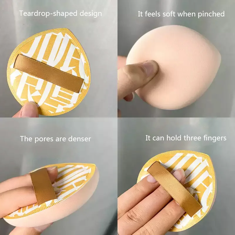 2 szt./10 szt. Gąbeczka do pudru z poduszką powietrzną, narzędzie do makijażu, miękka gąbka do makijażu typu marshmallow do podkładu, korektora, przyjazna dla skóry, zmywalna