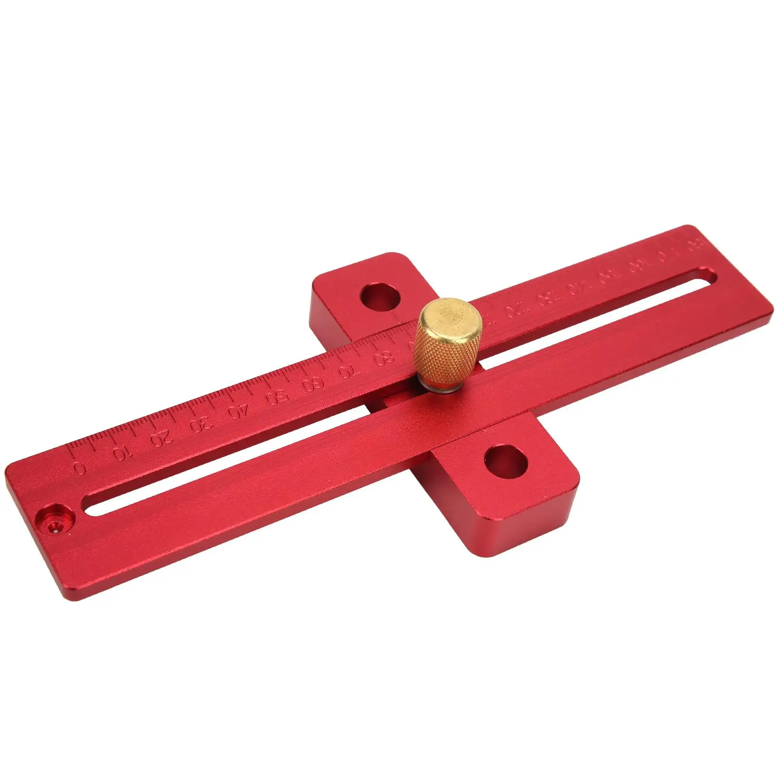 200mm T-Type Aluminum Alloy Ruler Scriber Tool for for woodworking Measurement