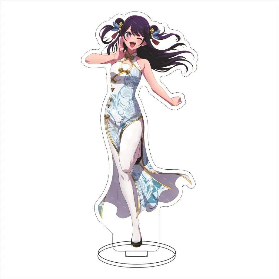 Anime Oshi No Ko Acrylic Stand Figure Gorou Akuamarin Hoshino Ai Rubii Sarina Standing Model Plate Desk Ornament Props Gift