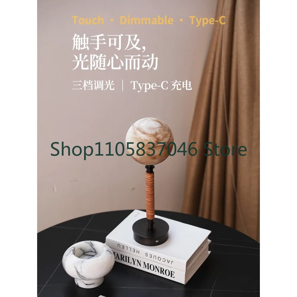 Rechargeable desk lamp designer minimalist model room villa hotel desk lamp