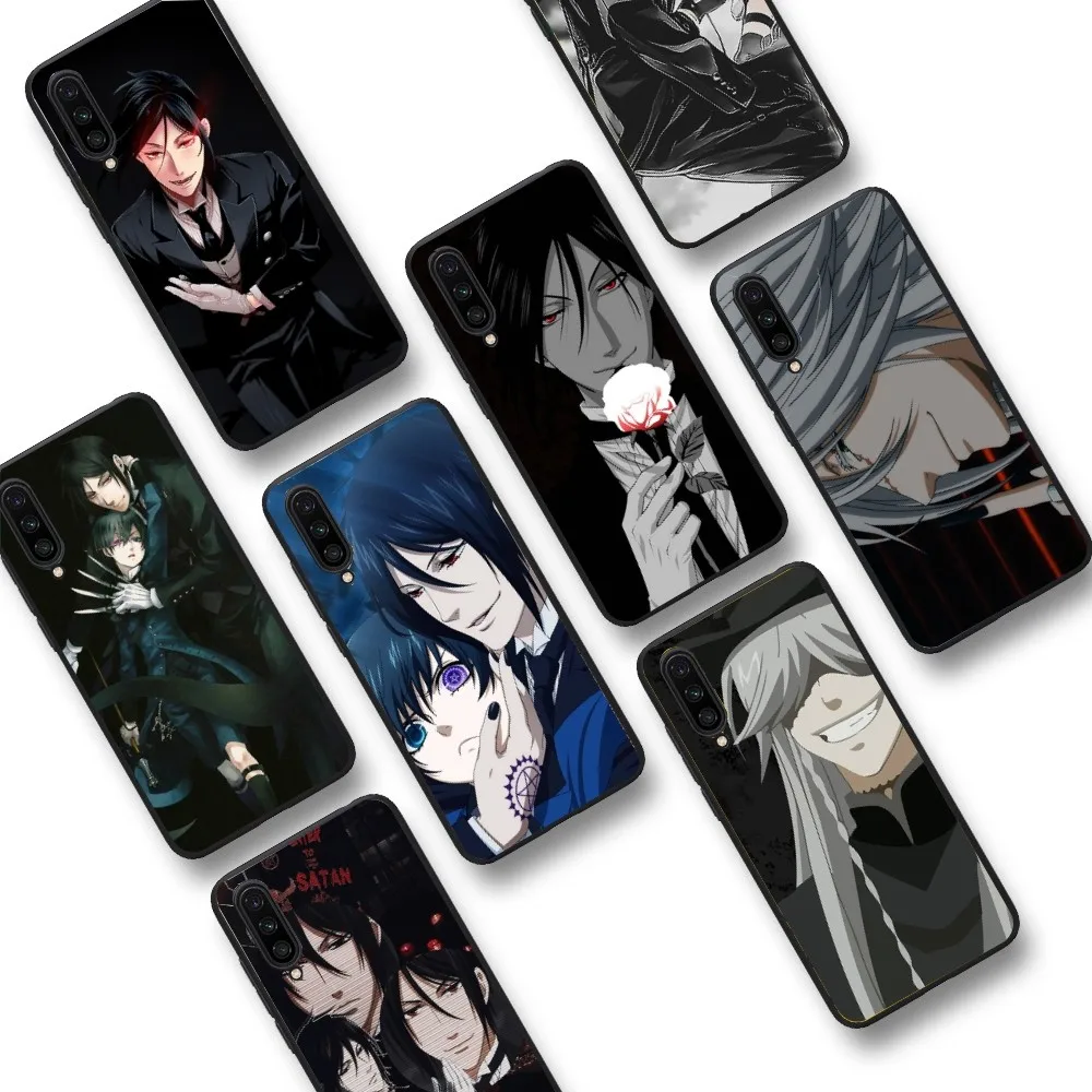 Black Butler Anime Phone Case For Samsung S 20 21 22 23 plus Ultra for Redmi Note 8 9 10 11 for Huawei Y 5 6 9