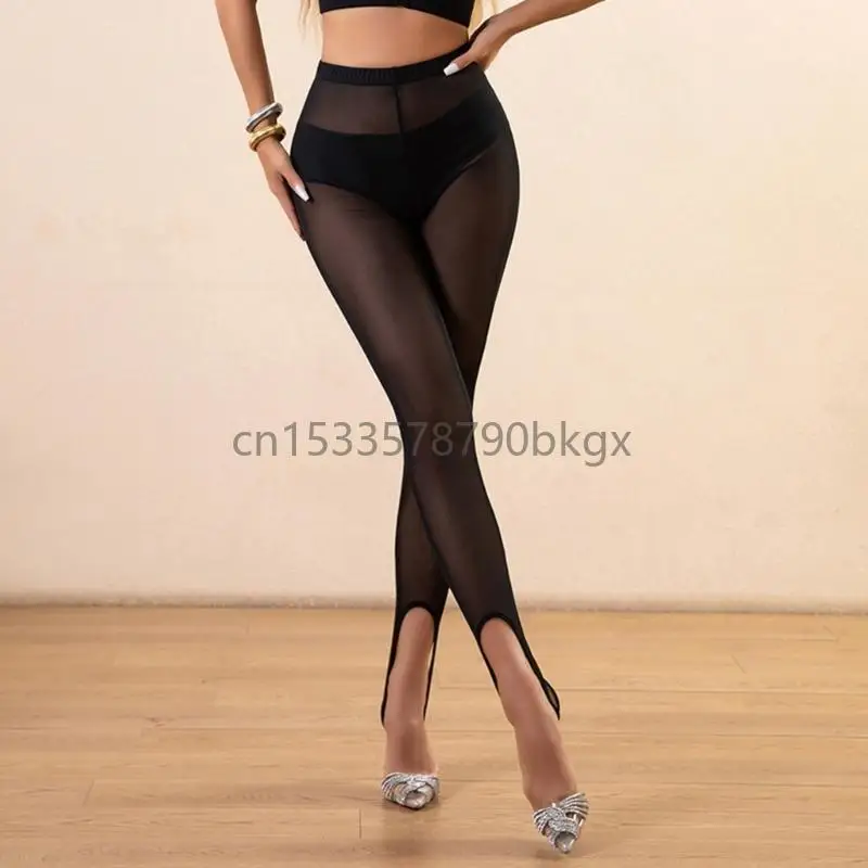 

Women Tights Soft Stretchy Dance Tights High Waist Pantyhose Leggings J78E