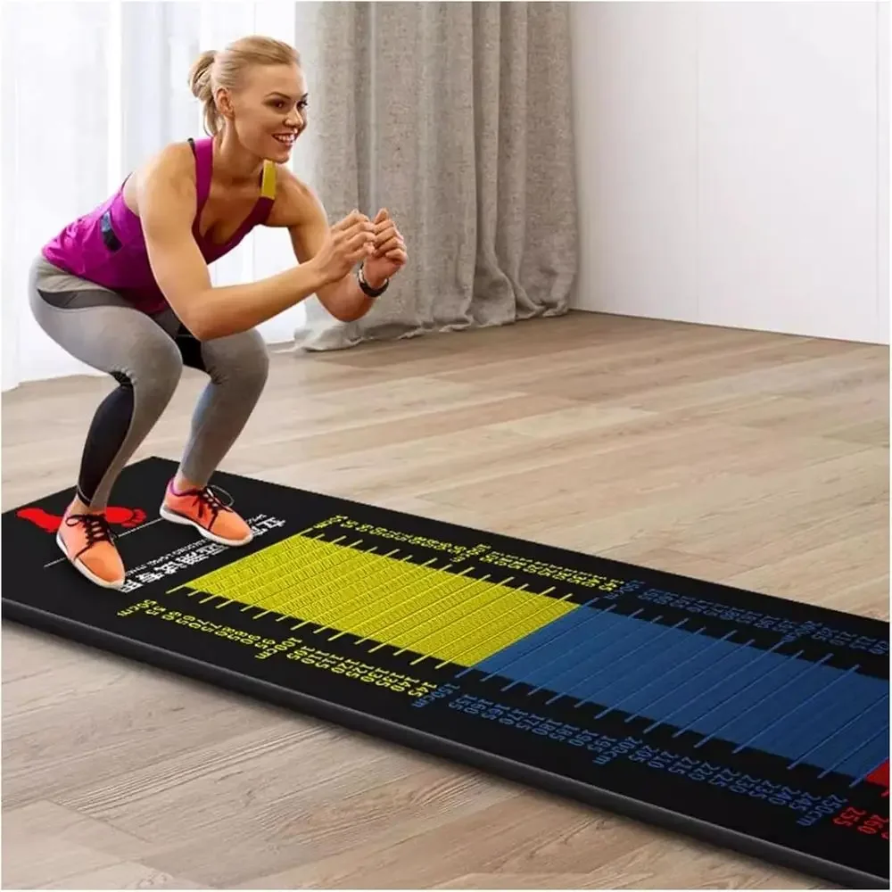 11.5ft x 3ft Long Jump Mat for Standing Jump Training - Indoor Gym Exercise Pad