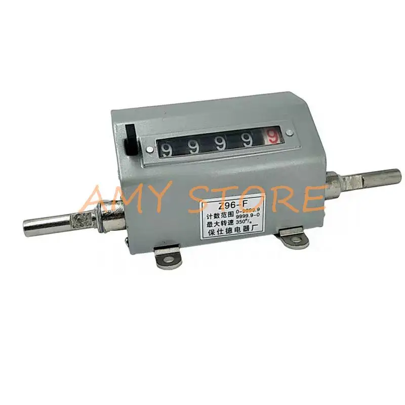 1PC Rolling Wheel 4Digit 5 Digit Mechanical Length Yard Counter Meter CounterGray for Textile machine inspecting machine