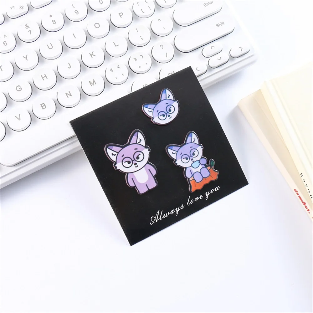 3pcs Kpop Miniteen Brooch Pins Set  JEONGHAN JOSHUA HOSHI VERNON DINO WONWOO WOOZI MINGYU Badges Accessories Gift Fans Collect