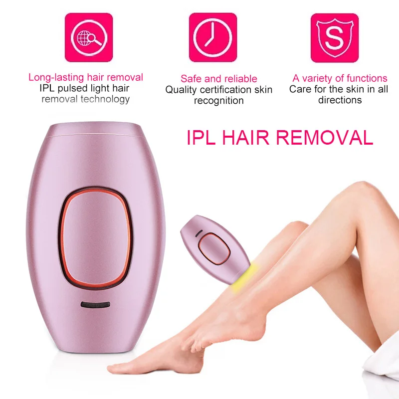 

Electric Epilator for Women's Shaver Permanent IPL Hair Removal 600000 Flash Hair Removal Photoepilator Painless Home Use Device