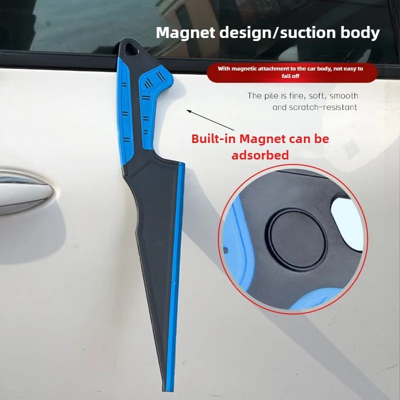ALIWRAP Magnet Water Squeegee Widened Window Tint Cleaning Tool Rubber Scraper Windshield Water Remover Car Wash Accessories