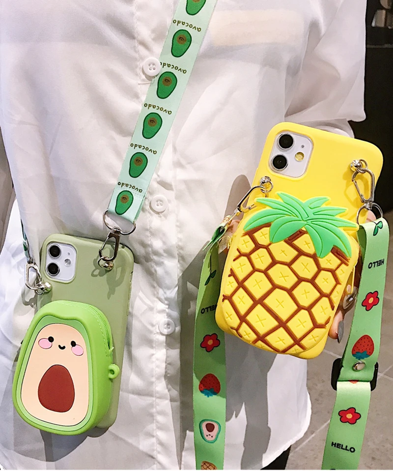 Wallet 3D Tasty Avocado crossbody neck strap silicon case for iphone 16Pro Max 15 11 12 13 14Pro Max Xs Xr 7 8 Plus X soft cover - AliExpress 202192403 Wallet 3D Tasty Avocado crossbody neck strap silicon case for iphone 16Pro Max 15 11 12 13 14Pro Max Xs Xr 7 8 Plus X soft cover - AliExpress 202192403