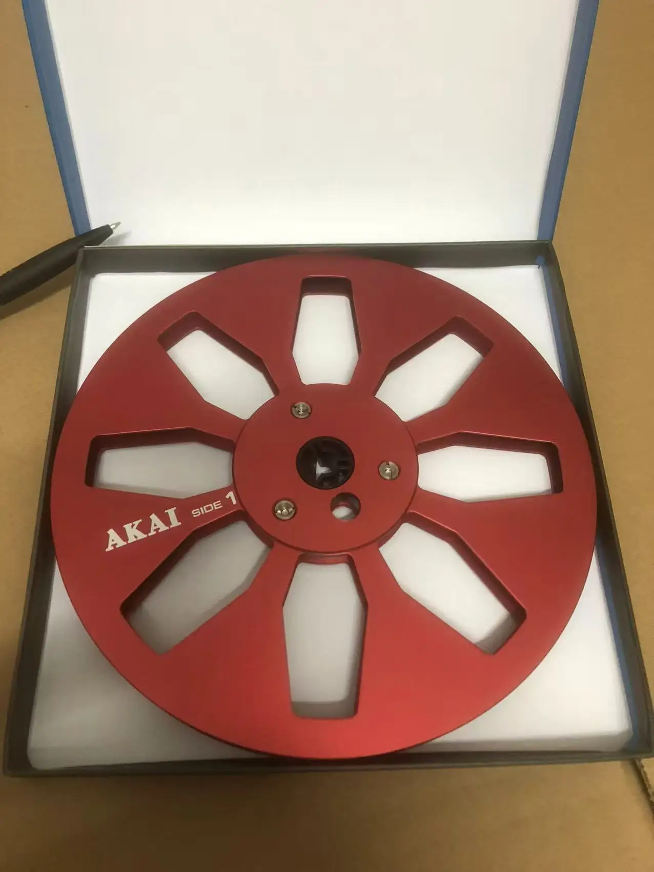7 Inch 8 Holes Aluminum Alloy Empty Tape Reel 1/4
