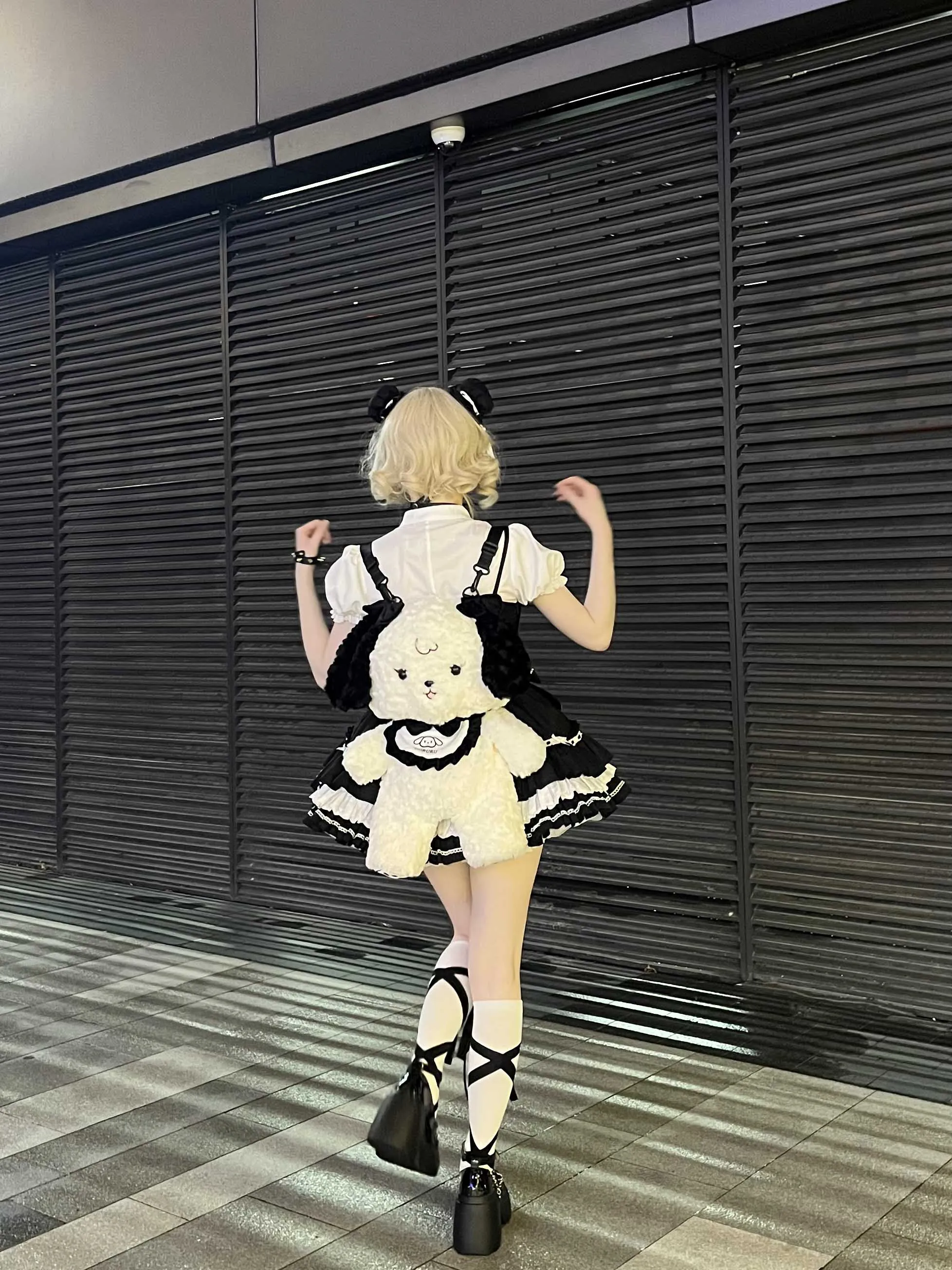 Original Lolita Plush Shoulder Large Capacity Bag Backpack