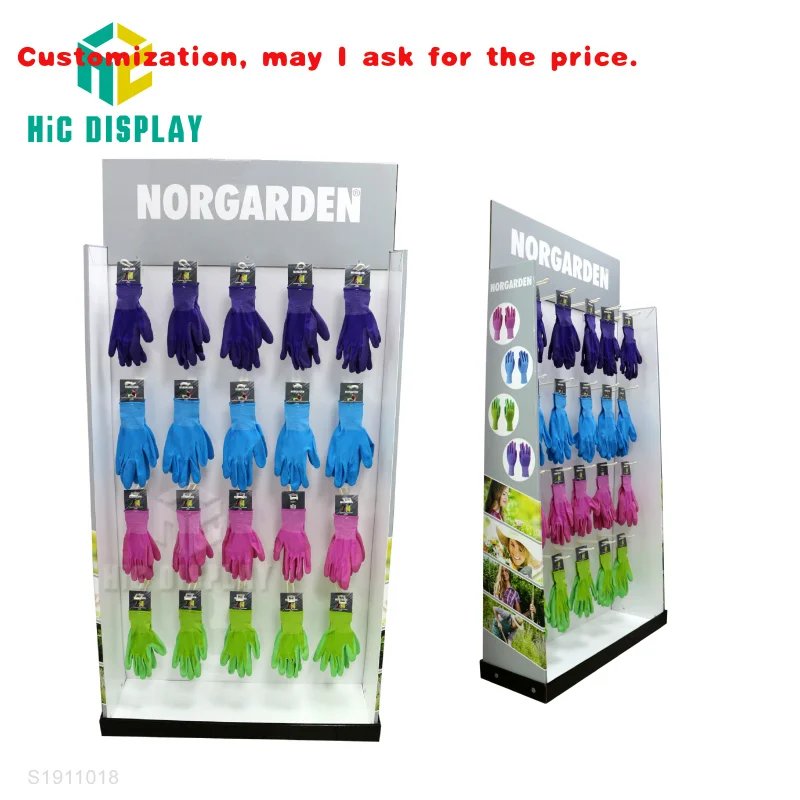 

custom.HIC Tray Floor Peg Hanging Display Rack, Good Quality Wallet Floor Display Stand