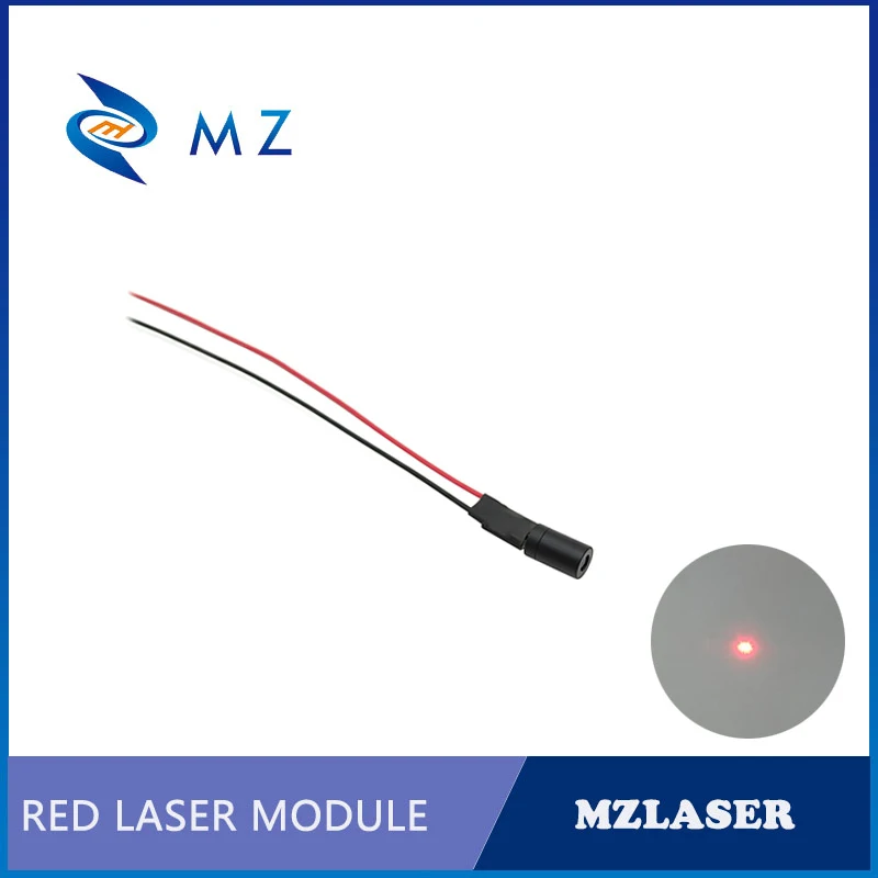 Modulo diodo laser punto rosso vendita caldo compatto mini D6mm 670nm 10mw 3-5V macchina di livello industriale laser punto rosso