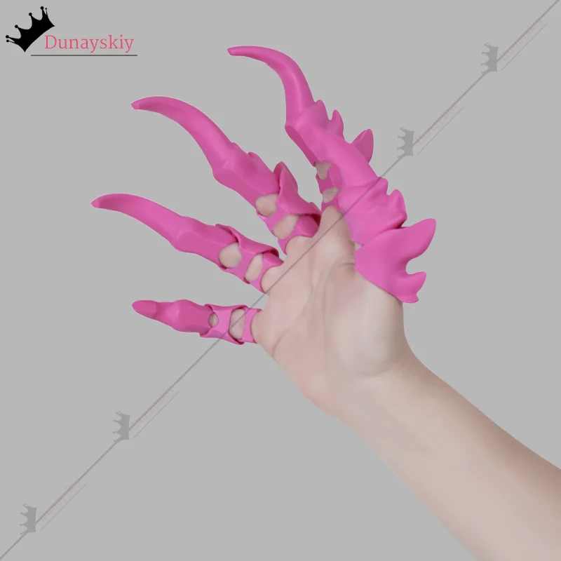 男性と女性のためのハロウィーンの可動アクリルクロー,フライングフック,コスプレアクセサリー,アニメパーティーのパフォーマンス,ドレスアップアクセサリー,カスタマイズ,3色,13cm, 5個,10個