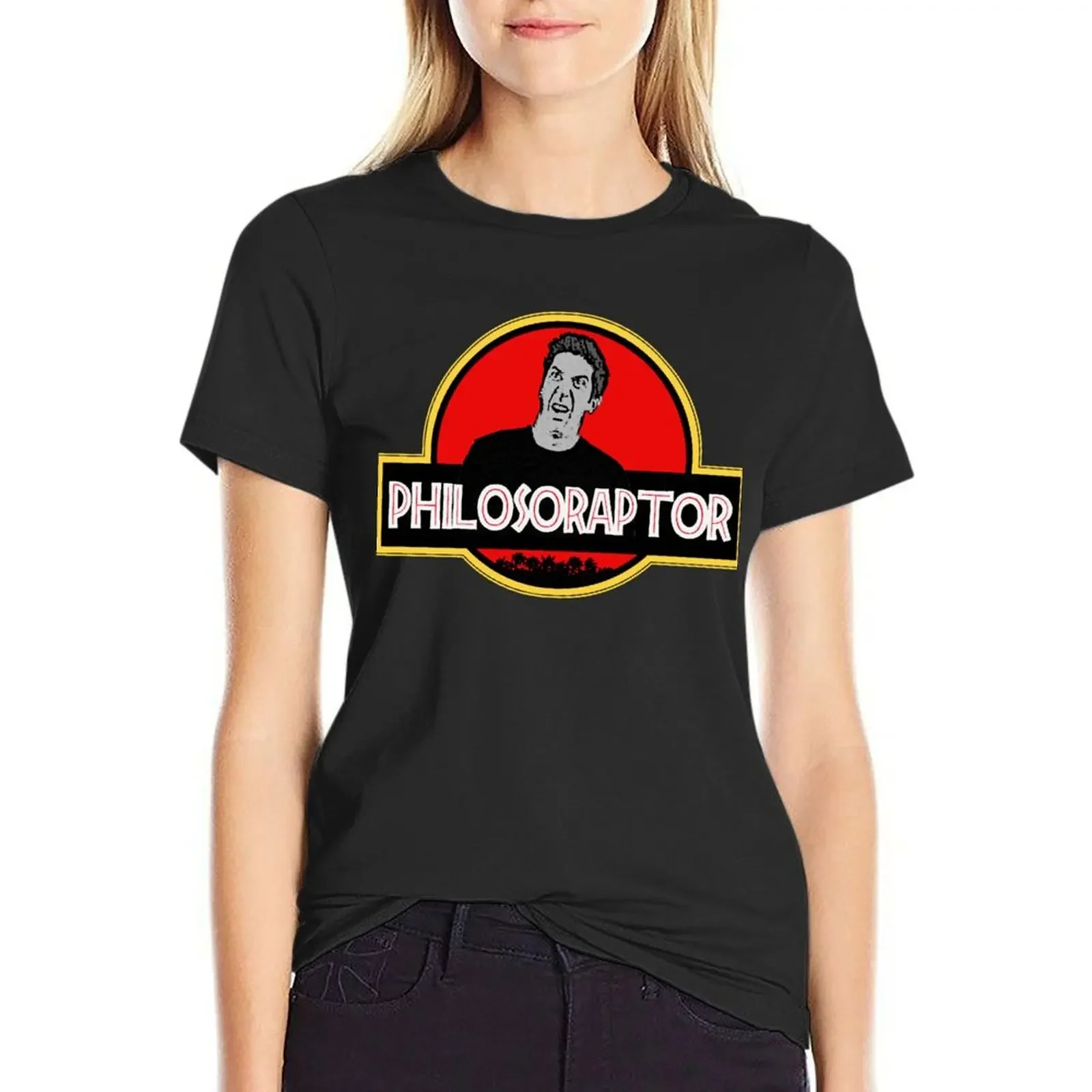 

Ross Geller Philosoraptor Classic T-Shirt anime clothes Blouse aesthetic clothes ariat shirts for Women