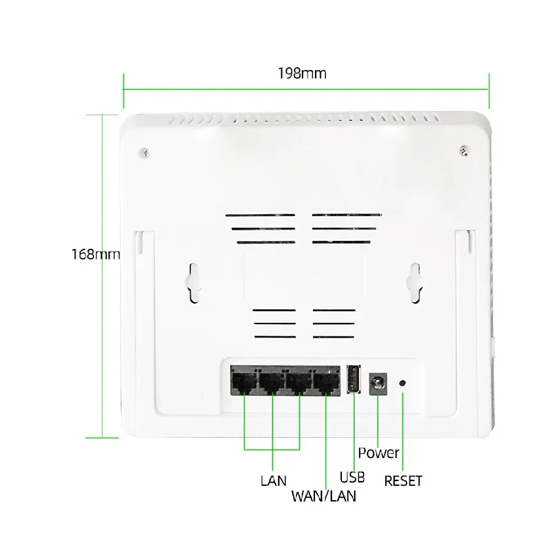 OEM 11AC Industrial CAT6 4G CPE Wifi Router Fixed Wireless Access 4G Indoor CPE