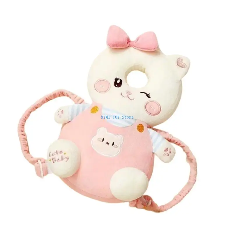 

24BE Lovely Cartoon Toddler Head Safety Pad Soft & Comfortable Plush Head Cushion for Crawling and Walking Baby