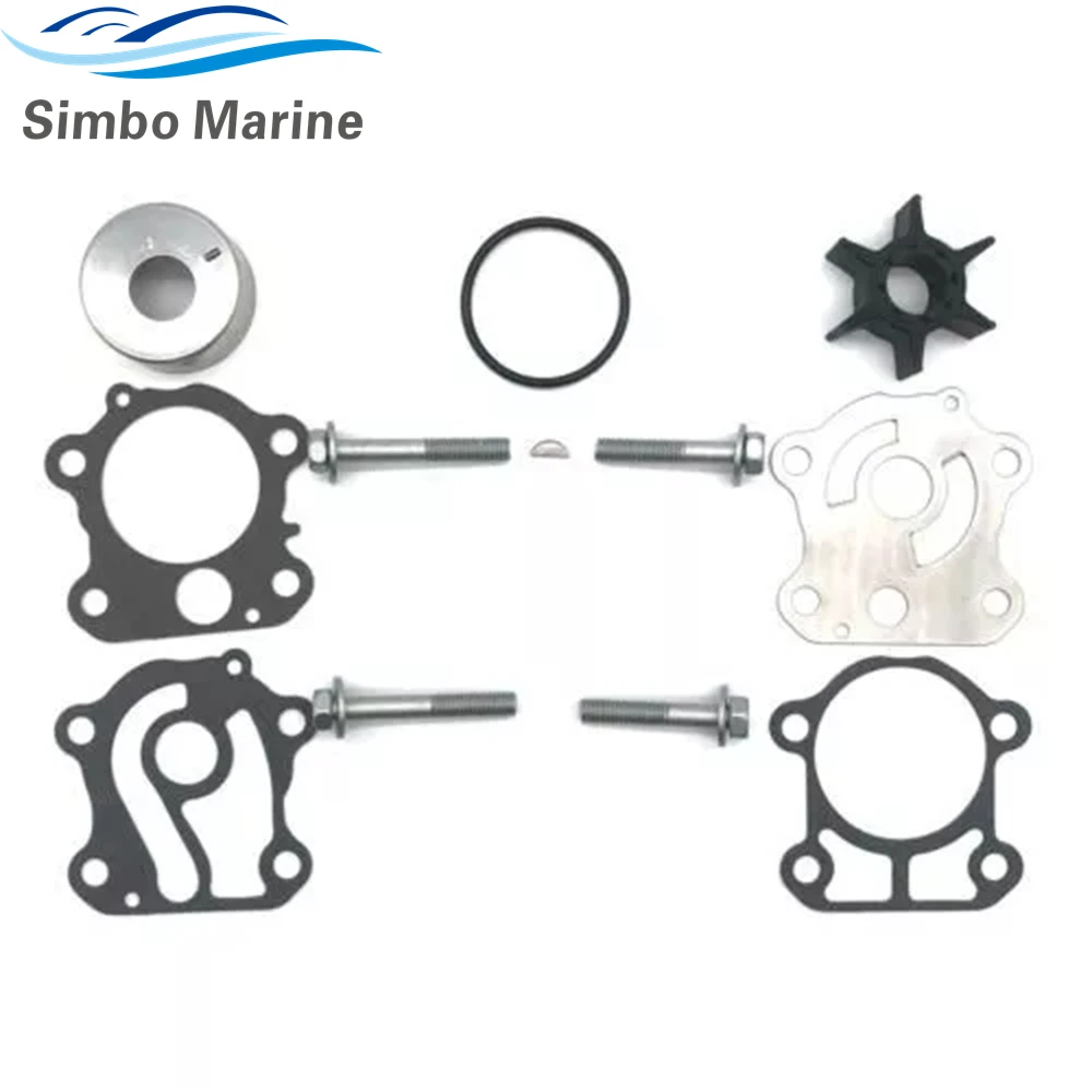 Kit de turbine de pompe à eau pour moteur hors-bord, Yamaha 2 temps, 50, 60, 70 HP, 60F, 70B, 4 temps, 50, 60 HP, FT 50, 60, 6H3-W0078-A0, 18-3461