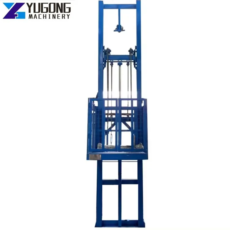 YG Hydraulic Heavy Load Warehouse Cargo Lifting Platform Widely Using Vertical Goods Lift Platform Freight Elevator Machine