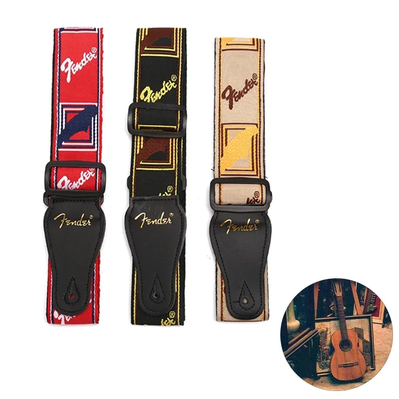 Electric Guitar Strap Leather Instrument Adjustable Upgraded Ends Accessories High-end Ukulele Bass Musical Instruments Sports