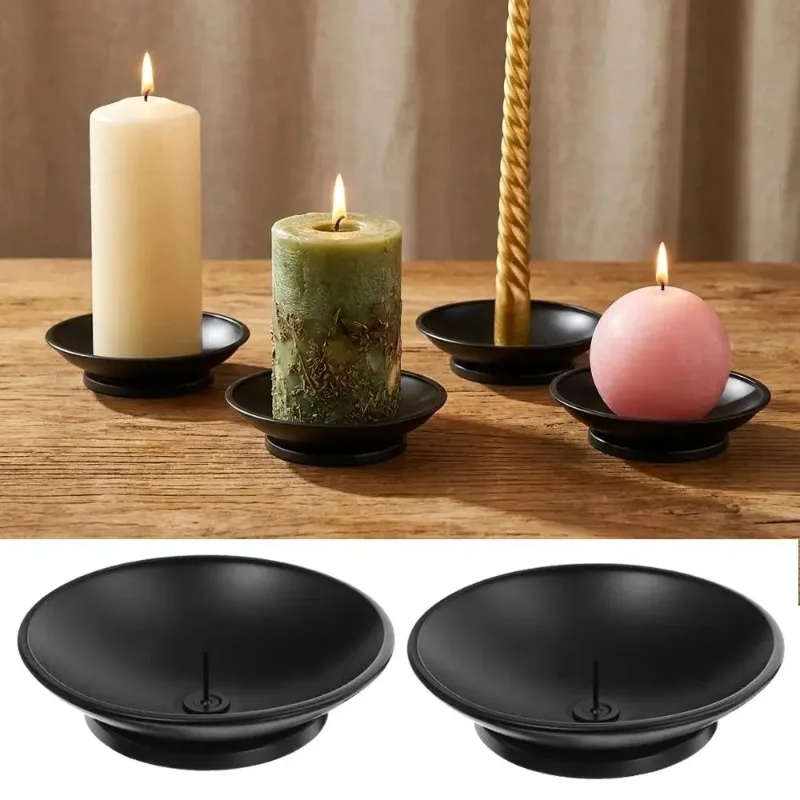1PC Vintage Candle Holder with Pin Dual‑Purpose Worship Ornament Simple Modern Indoor Candle Stand Lamp Holder Decor