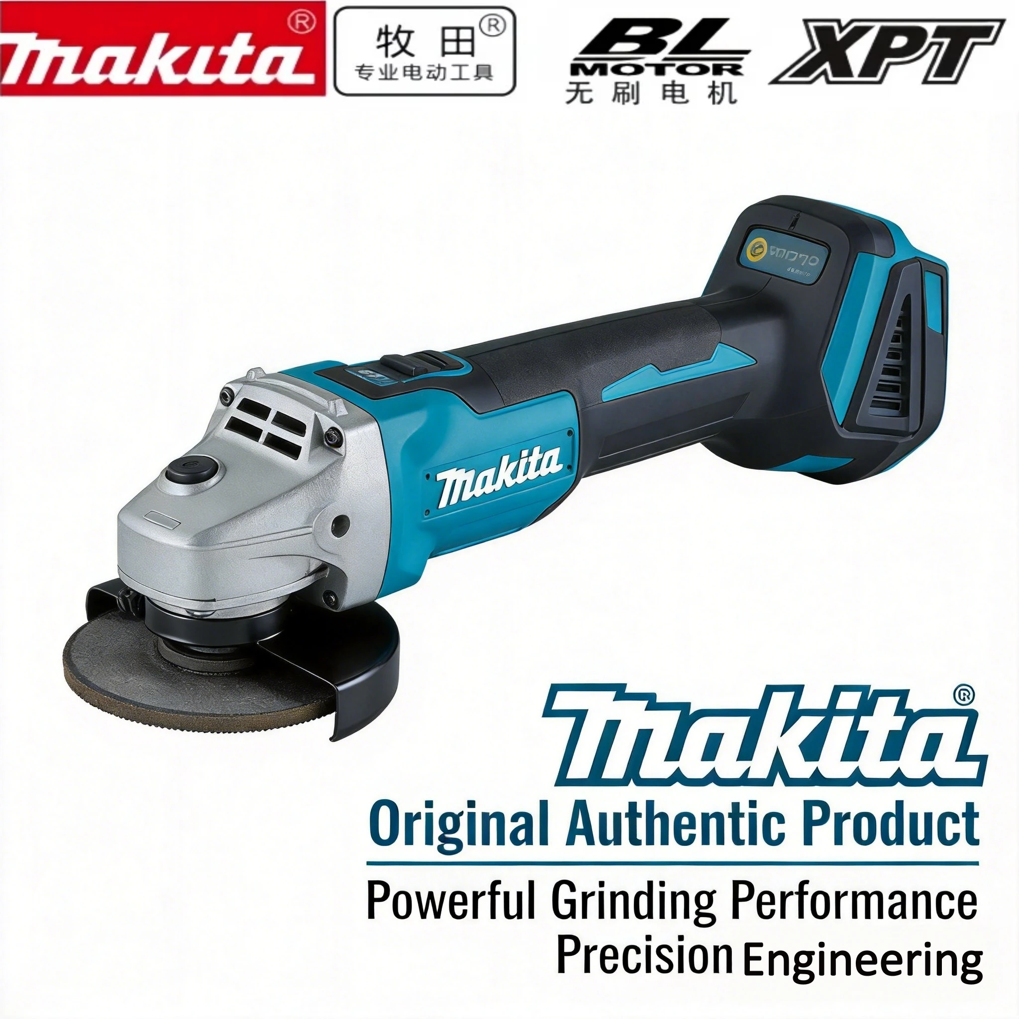 Makita DGA404 18v 100/125mm power tools Grinder Tool Wireless Power Tools Electric Grinder Angle Grinder Brushless Sander Angle