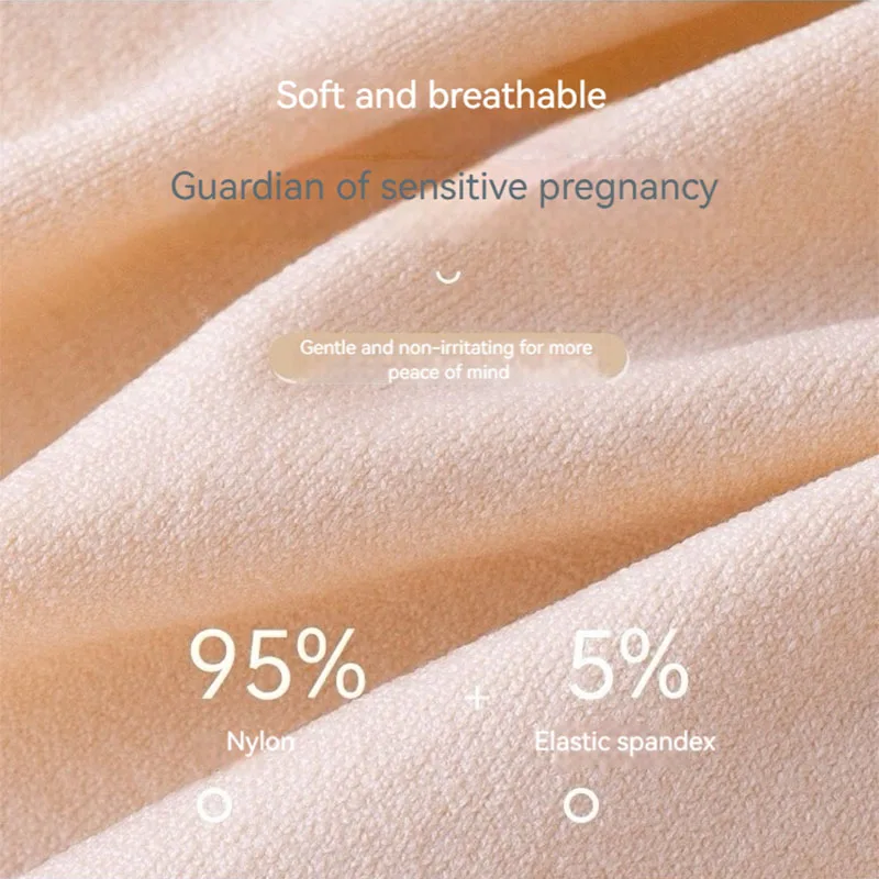 الصيف رقيقة تنفس السراويل سلامة الأمومة امرأة قاعدة السراويل 7A مضاد للجراثيم المنشعب المرأة سراويل الحوامل طماق السراويل #3