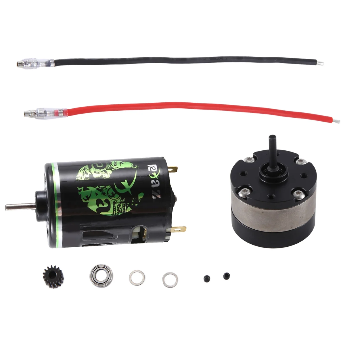 RCXAZ 540 Brushed Motor and 1: 4.2 Ratio Reducer Planetary Gearbox for 1/10 RC Crawler Car TRAXXAS TRX4 Axial SCX10, 20T