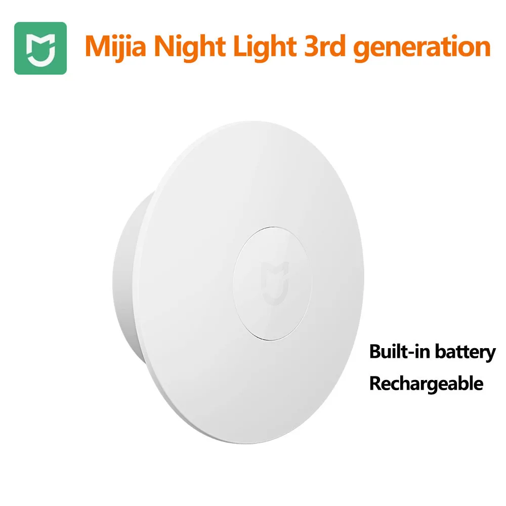 

Светодиодный ночник Mijia 3, индукционный светильник, регулируемая яркость, инфракрасный умный датчик человеческого тела, магнитная основа для умного домашнего жизни