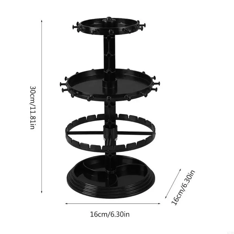 Unique Jewelry Holder Creative Rotating Necklaces Rack Jewelry Display Shelf Jewellery Exhibition Rack for Women