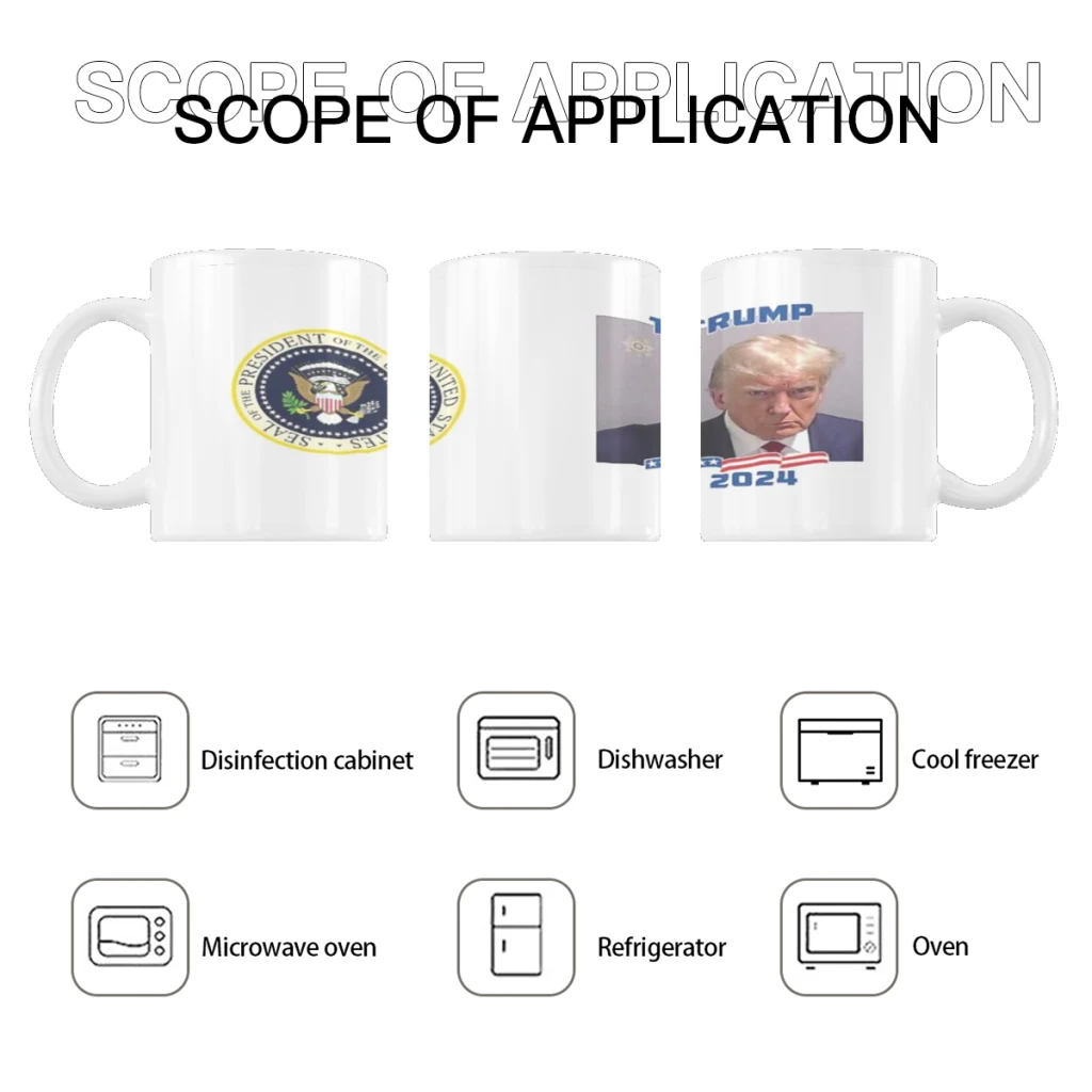 Trump 2024 Mugshot Mug Ceramics Coffee Mugs Tea Cup Milk Cups Gifts Drinkware Coffeeware