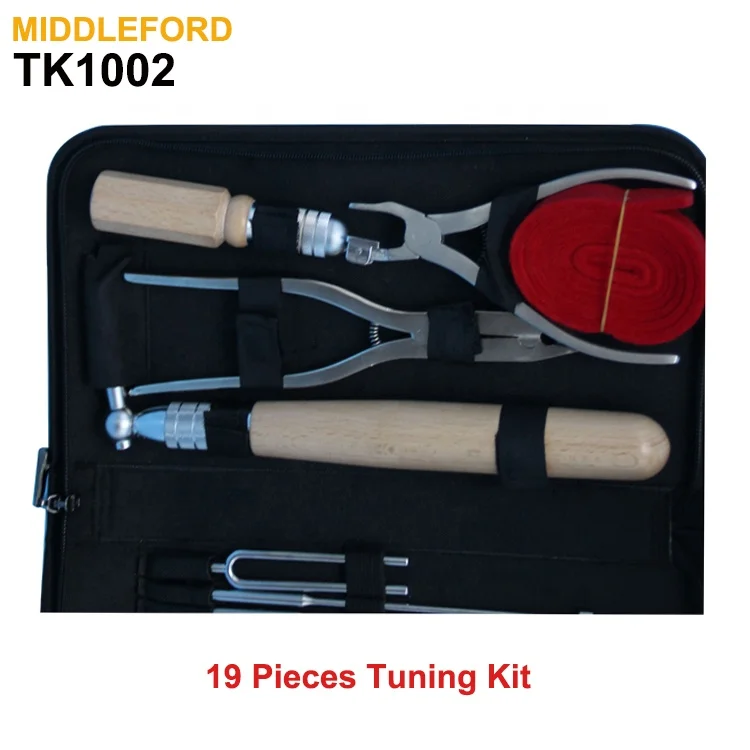 

Hooqu Musical Instruments Piano Accessories 19 Pieces Piano Tuning Tool Kit