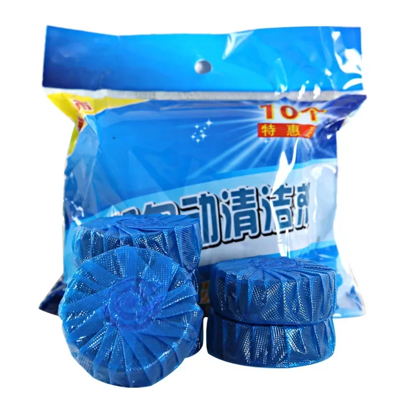 Bathroom WC Cleaning Supplies Blue Bubble Toilet Tablets Automatic Flush Freshener For Daily Restroom Odor And Dirt Removal view 3