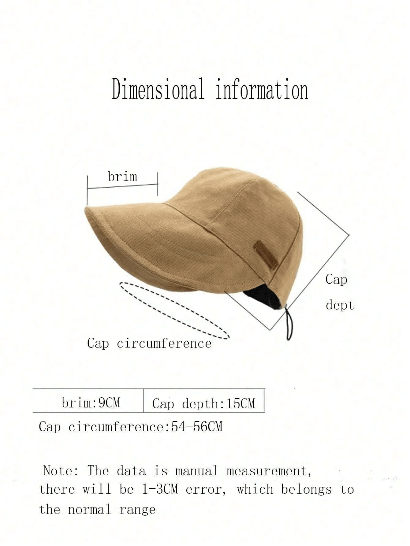 1 Damen-Sonnenhut für Frühling und Sommer, verstellbarer Bucket Hat, Sonnenhut, Reisehut, Strandhut, Sommerhut – Detail 5