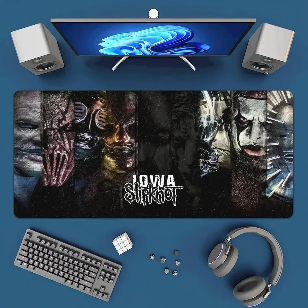 Band S-Slipknot B Mousepad Office Large Mouse Mat Keyboard Mats Rubber PC Computer Game Big Anti-slip Mice Mat