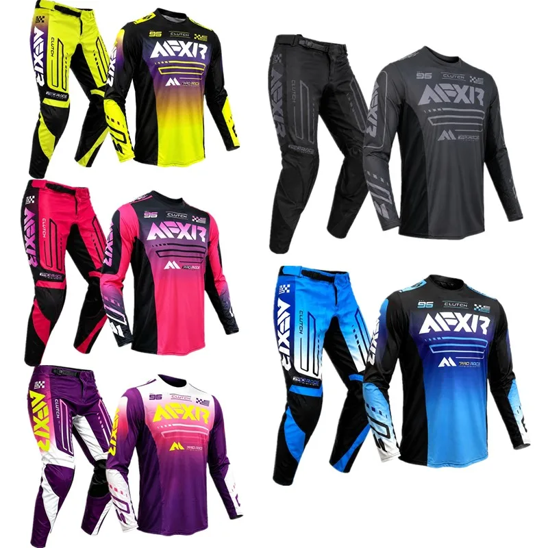 Image of 2026 PODIUM/ CLUTCH PRO Gear Set Dirt Bike Top Moto Jersey Set Motocross Kleidung Off Road Moto Combos
