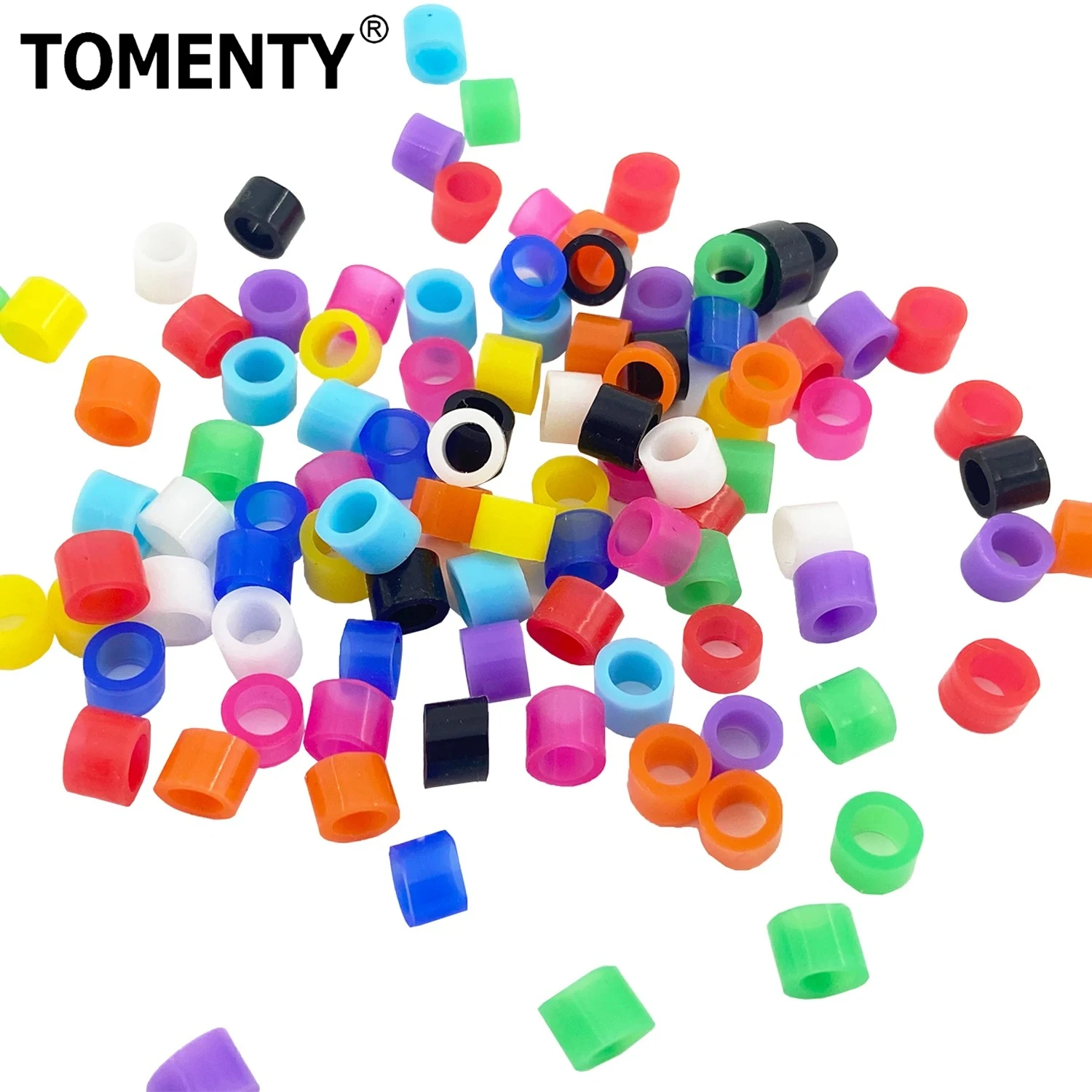 100Pcs/Box Dental Color Code Ring Silicone Identification Circle Orthodontic Instrument Dentistry Material Autoclavable