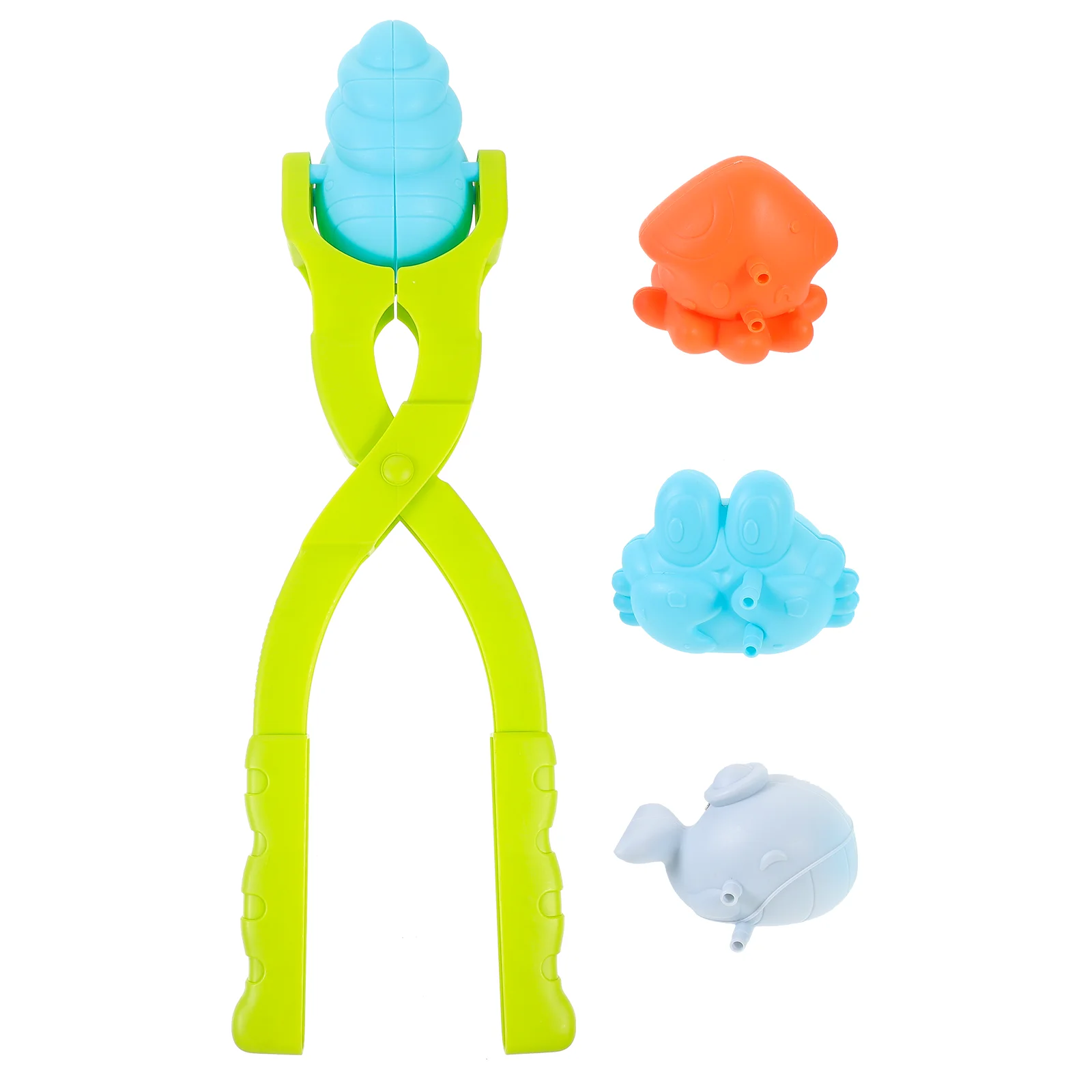 1Set Ergonomic Plastic Snow Ball Maker Clip Quick Formation Cold Weather Outdoor Activity Keep Hands Warm Fun Christmas