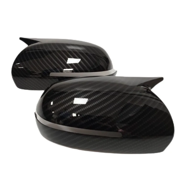 Para KIA K3 Forte Cerato Ceed 1 2009-2013 cubierta de espejo retrovisor lateral de coche tapa de ala pegatina Exterior funda de puerta embellecedora de fibra de carbono