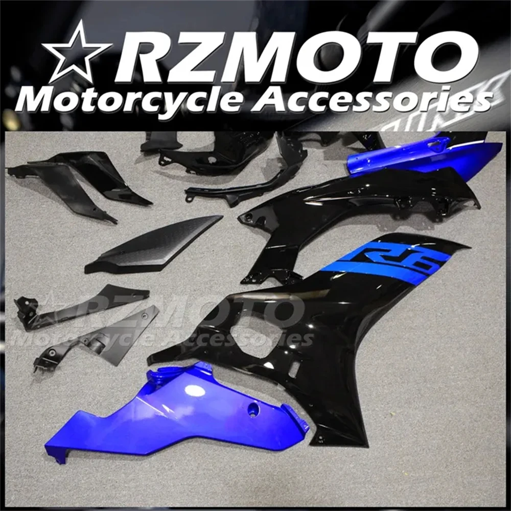 Injection New ABS Fairings Kit Fit for YAMAHA YZF-R6 R6 2017 2018 2019 2020 2021 2022 17 18 19 20 21 22 Bodywork Set Black Blue