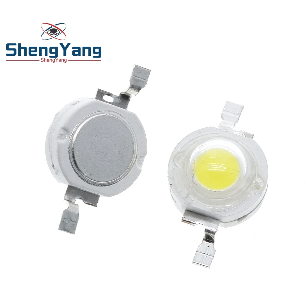 10PCS/LOT TZT  led 1W 100-120LM LED Bulb IC SMD Lamp Light Daylight white/warm white  High Power 1W LED Lamp bead image 2