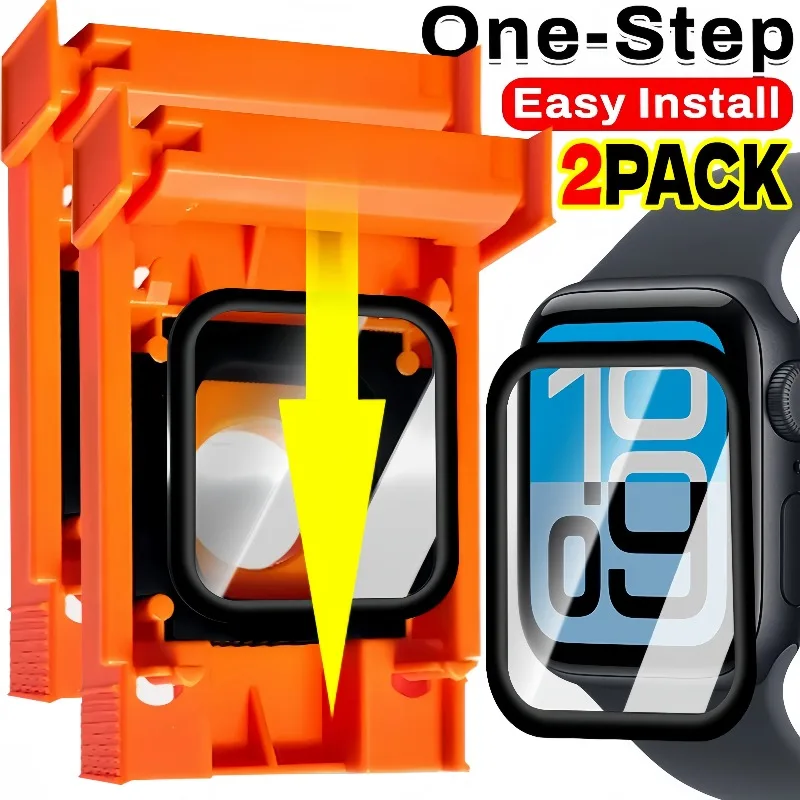 2/1Pack for Apple Watch SE 3(2025) SE 2 SE Series 40mm 44mm Screen Protector Automatic Align Tech TPU Film for IWatch SE3 Films