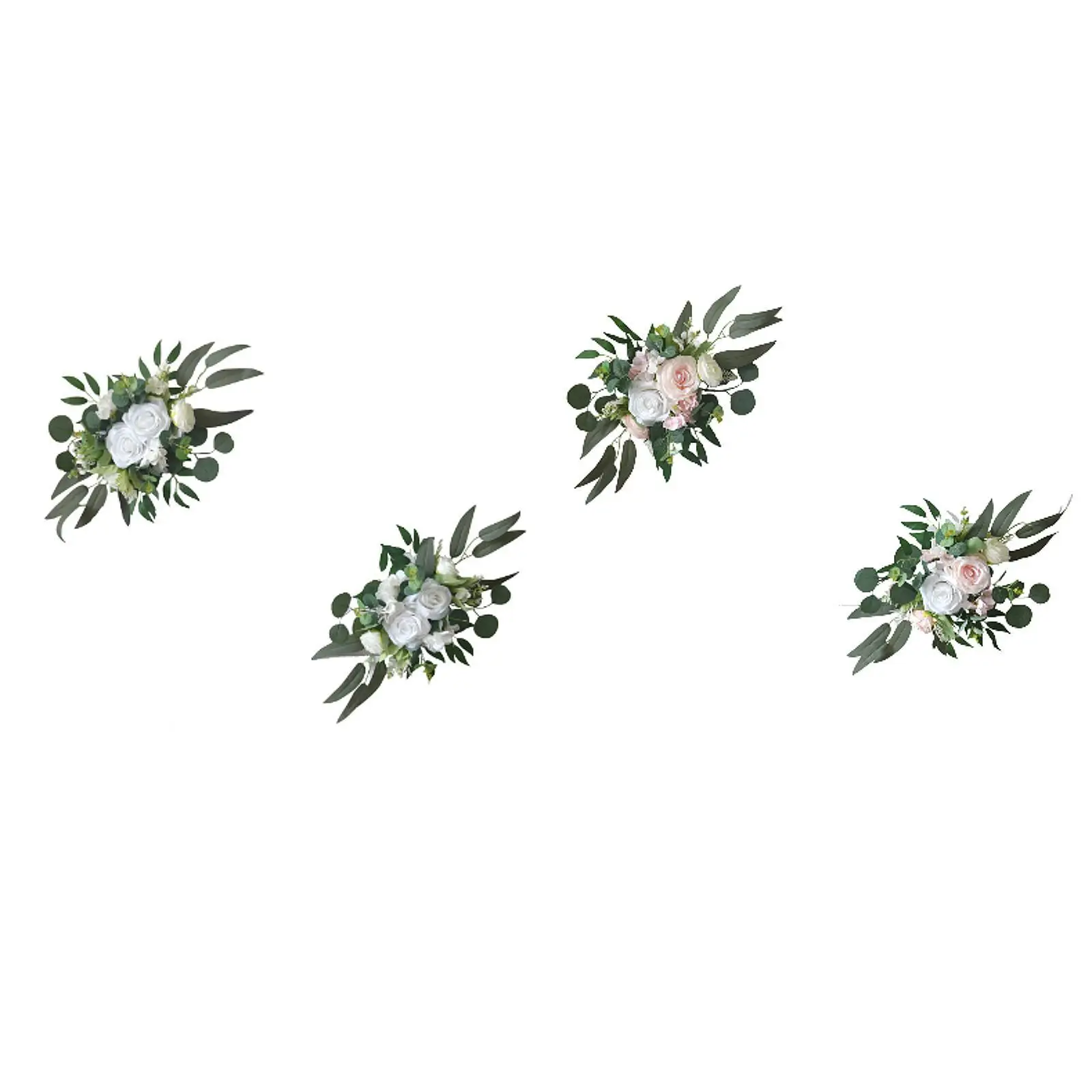 

2 Pieces Wedding Arch Flowers Wedding Welcome Signs Decoration for Window