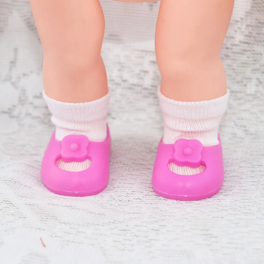 8 pares de calcetines, juguetes para recién nacidos, casa de juegos para muñecas, accesorios para fotos, Mini decoración, accesorios de tela para niño